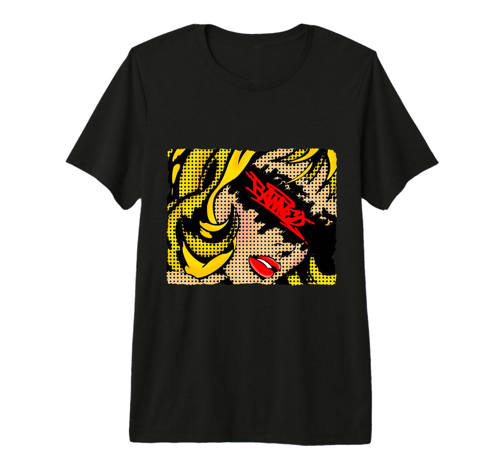 Pin Up Pop Art Comic Graffiti Tag Banned T-Shirt - Unique Graphic Unisex - T-Shirt, Sweatshirt, Hoodie