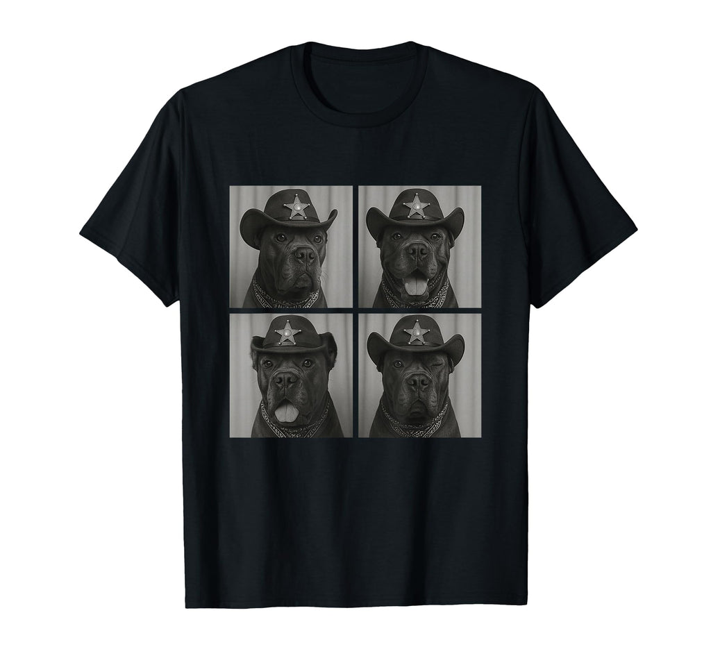 Cane Corso Funny Cowboy Dogs Western T-Shirt - Unique Graphic Unisex - T-Shirt, Sweatshirt, Hoodie