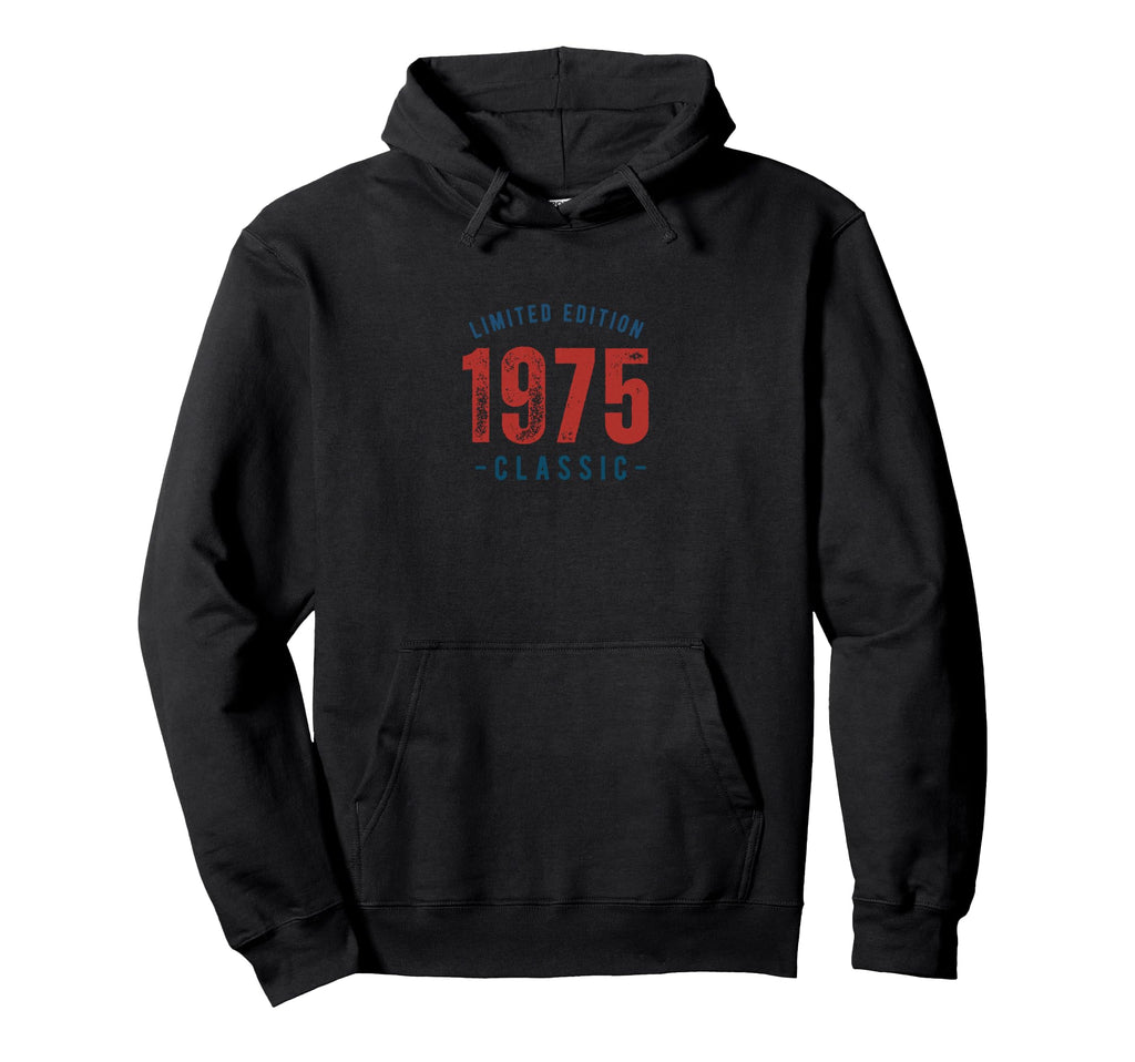 1975 Birthday Year Hoodie - Minimalist Print for Adults - T-Shirt, Sweatshirt, Hoodie