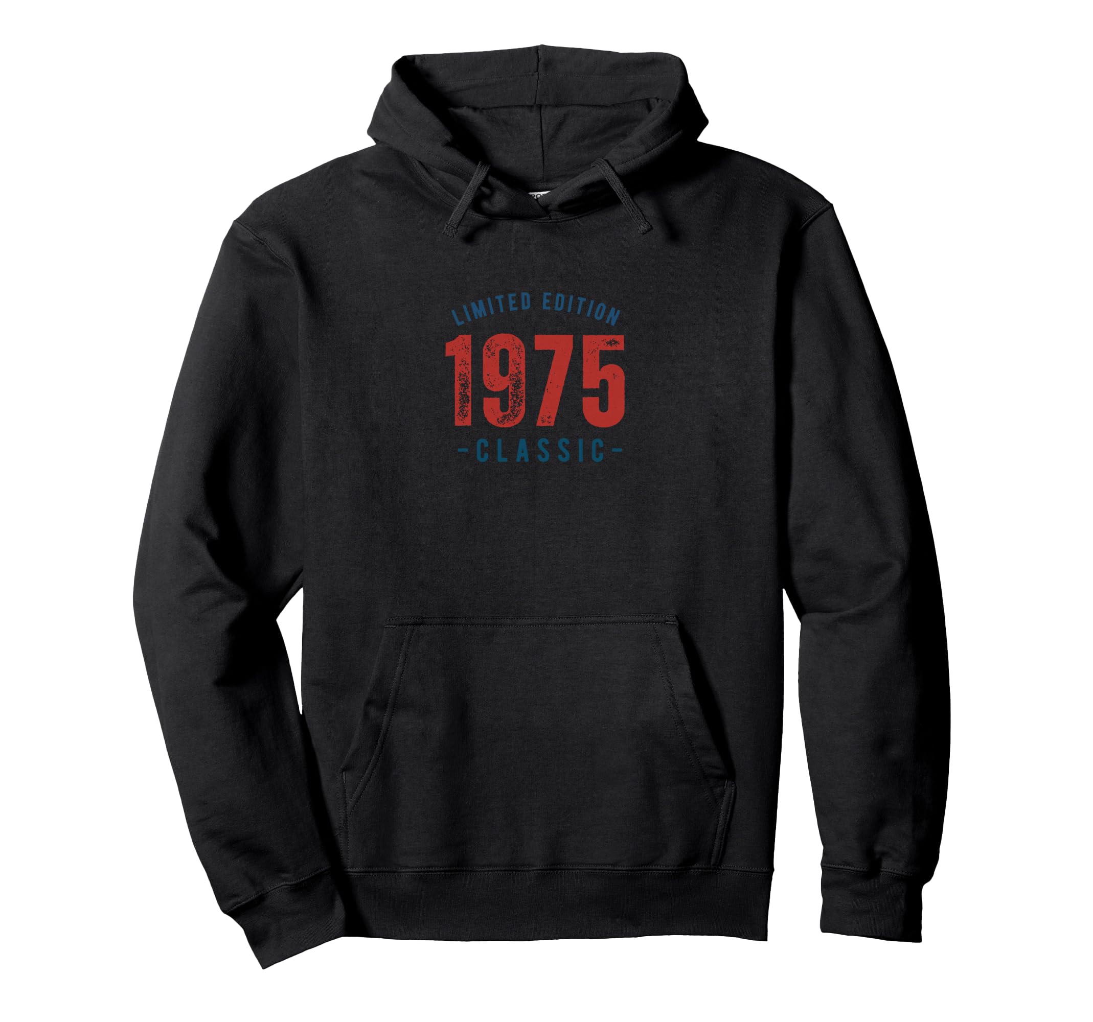 1975 Birthday Year Hoodie - Minimalist Print for Adults - T-Shirt, Sweatshirt, Hoodie
