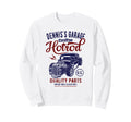 Denniss Hotrod Garage Car Sweatshirt - Casual Everyday Wear Men Women - T-Shirt, Sweatshirt, Hoodie