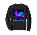 Vaporwave Aesthetic Synthwave Sweatshirt - Minimalist Print Unisex - T-Shirt, Sweatshirt, Hoodie