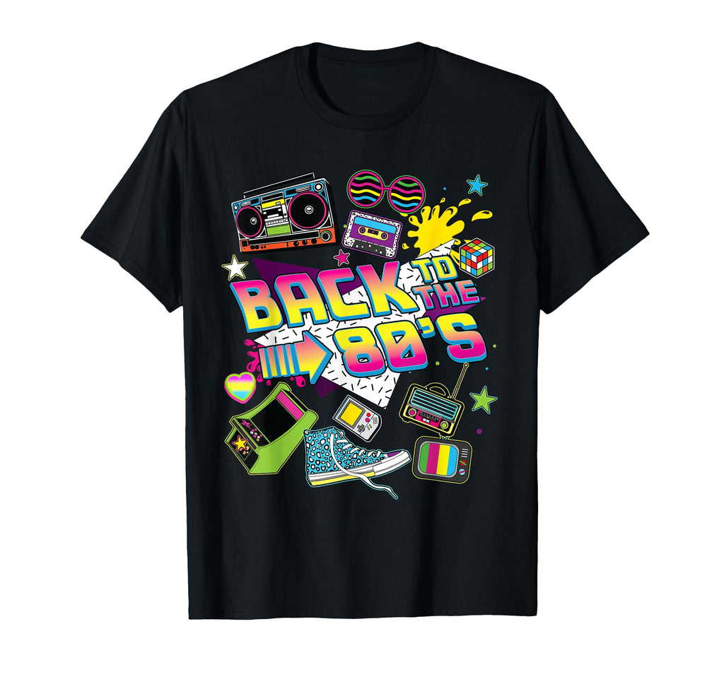 Back To 80S Costumes I Love 80S T-Shirt - Minimalist Print Men Women - T-Shirt, Sweatshirt, Hoodie