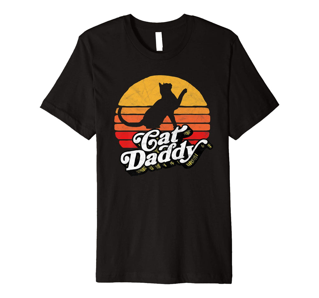 Cat Daddy 80S Sun Typography T-Shirt - Aesthetic Graphic Men Women - T-Shirt, Sweatshirt, Hoodie