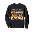 Overthinking Overthinker Funny Sweatshirt - Trendy Graphic for Adults - T-Shirt, Sweatshirt, Hoodie