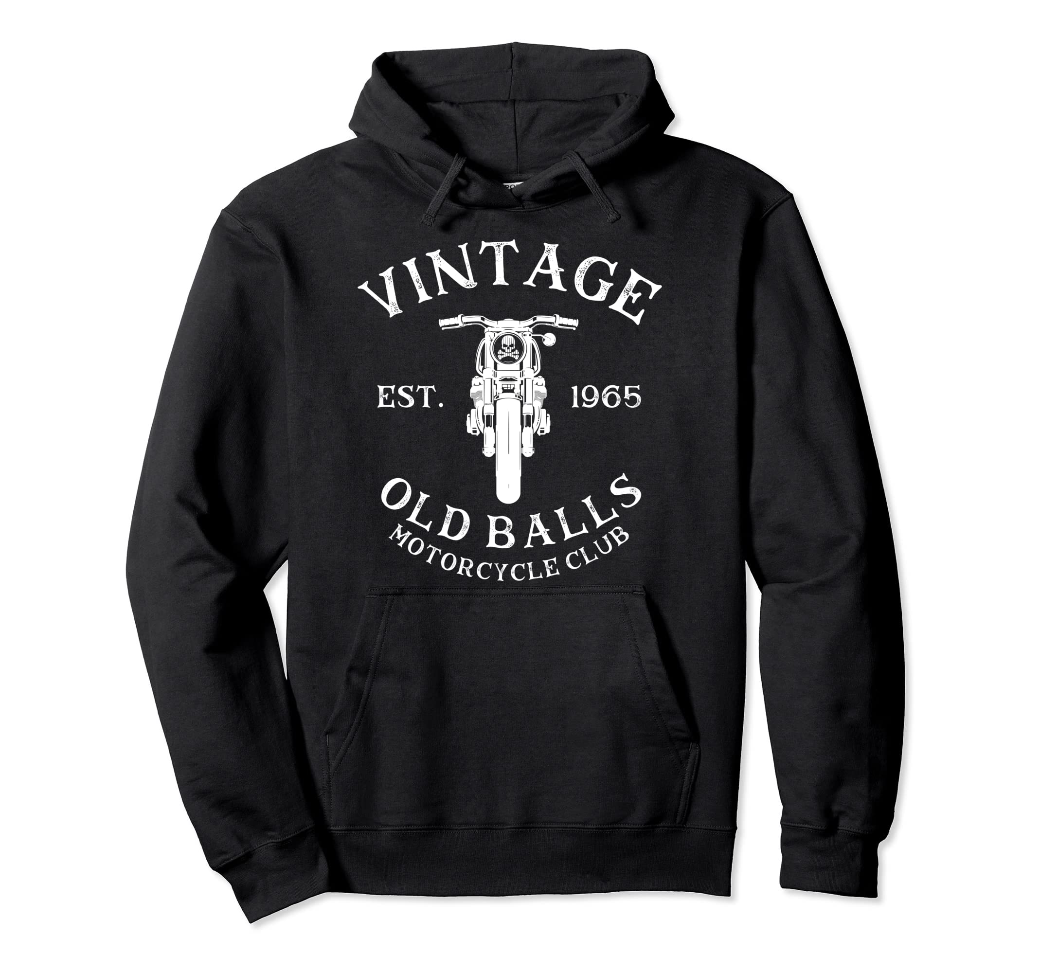 55Th Birthday Est 1965 Old Balls Hoodie - Novelty Apparel for Adults - T-Shirt, Sweatshirt, Hoodie