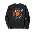 Timeless Music Vinyl Record Player Sweatshirt - Minimalist Print Unisex - T-Shirt, Sweatshirt, Hoodie
