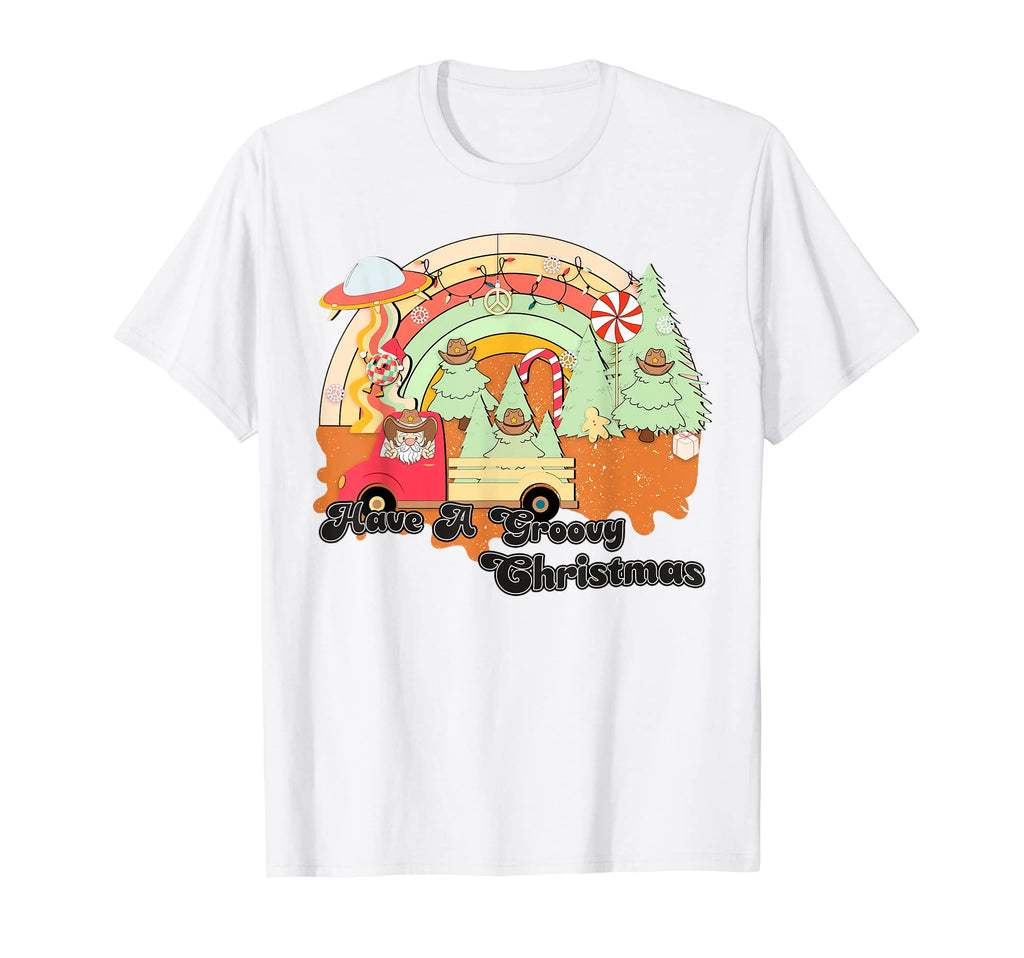 Western Santa Have Groovy T-Shirt - Casual Everyday Wear for Adults - T-Shirt, Sweatshirt, Hoodie