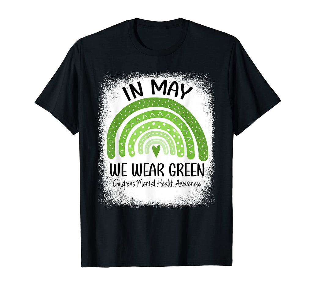 Rainbow May We Wear Green Childrens T-Shirt - Trendy Graphic for Adults - T-Shirt, Sweatshirt, Hoodie