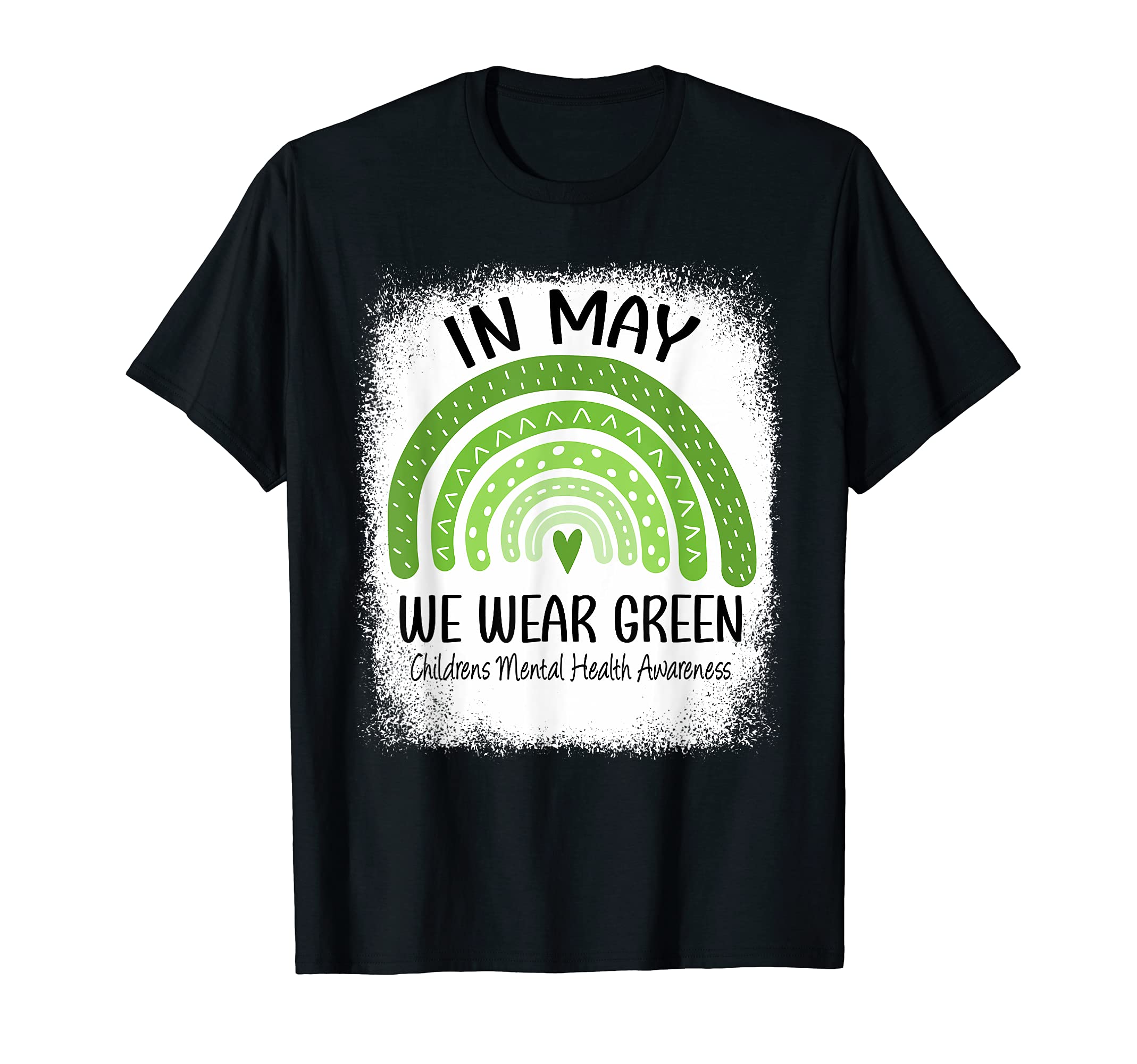 Rainbow May We Wear Green Childrens T-Shirt - Trendy Graphic for Adults - T-Shirt, Sweatshirt, Hoodie