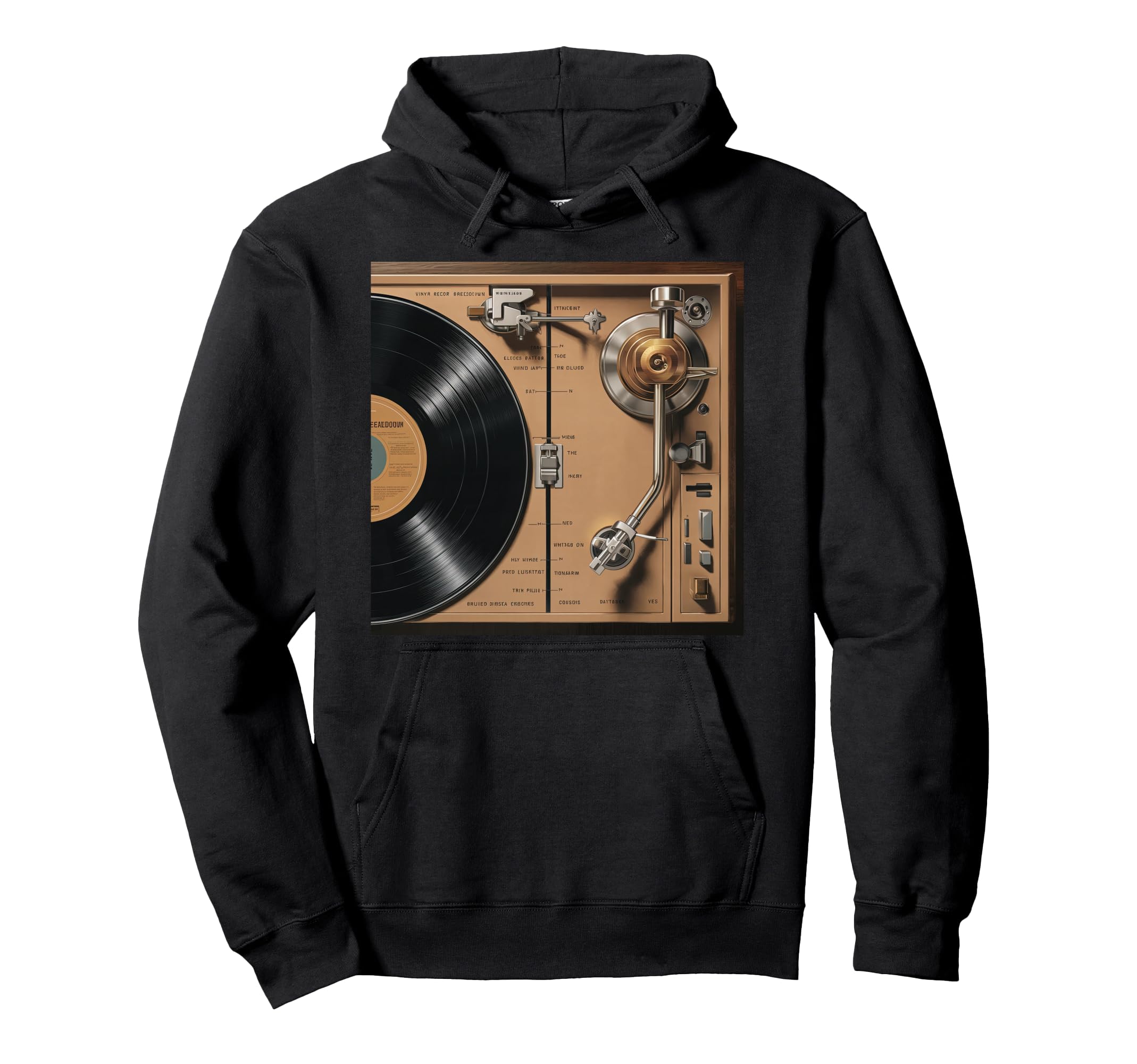 Old School Hip Hop Vinyl Record Hoodie - Streetwear Style Men Women - T-Shirt, Sweatshirt, Hoodie