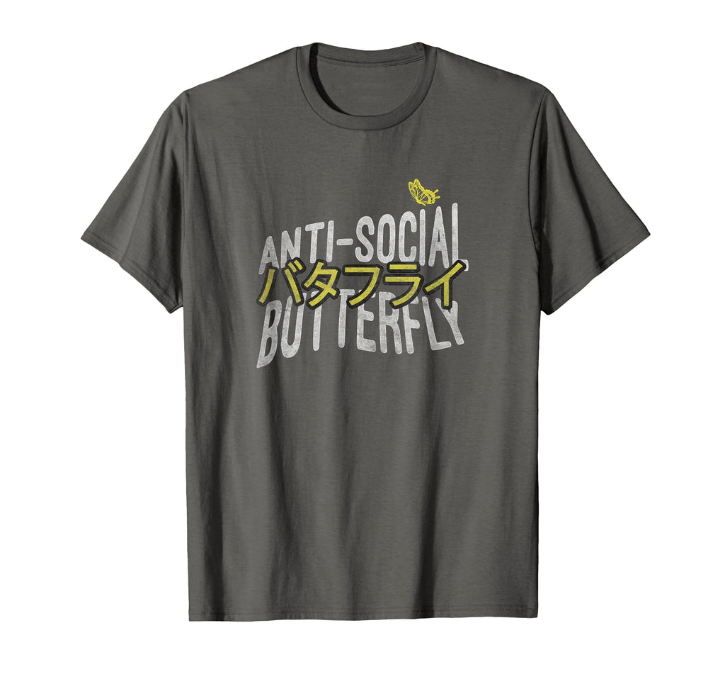 Anti Social Butterfly T-Shirt - Custom Art Print Unisex - T-Shirt, Sweatshirt, Hoodie