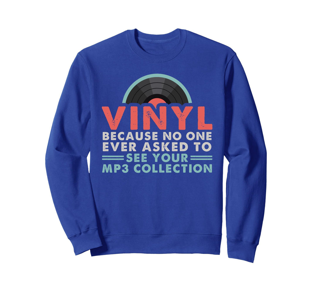 Vinyl Record Collection Vinyls Sweatshirt - Aesthetic Graphic for Adults - T-Shirt, Sweatshirt, Hoodie