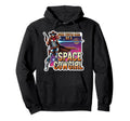 Space Cowgirl Fun Sci Fi Western Hoodie - Custom Art Print for Adults - T-Shirt, Sweatshirt, Hoodie