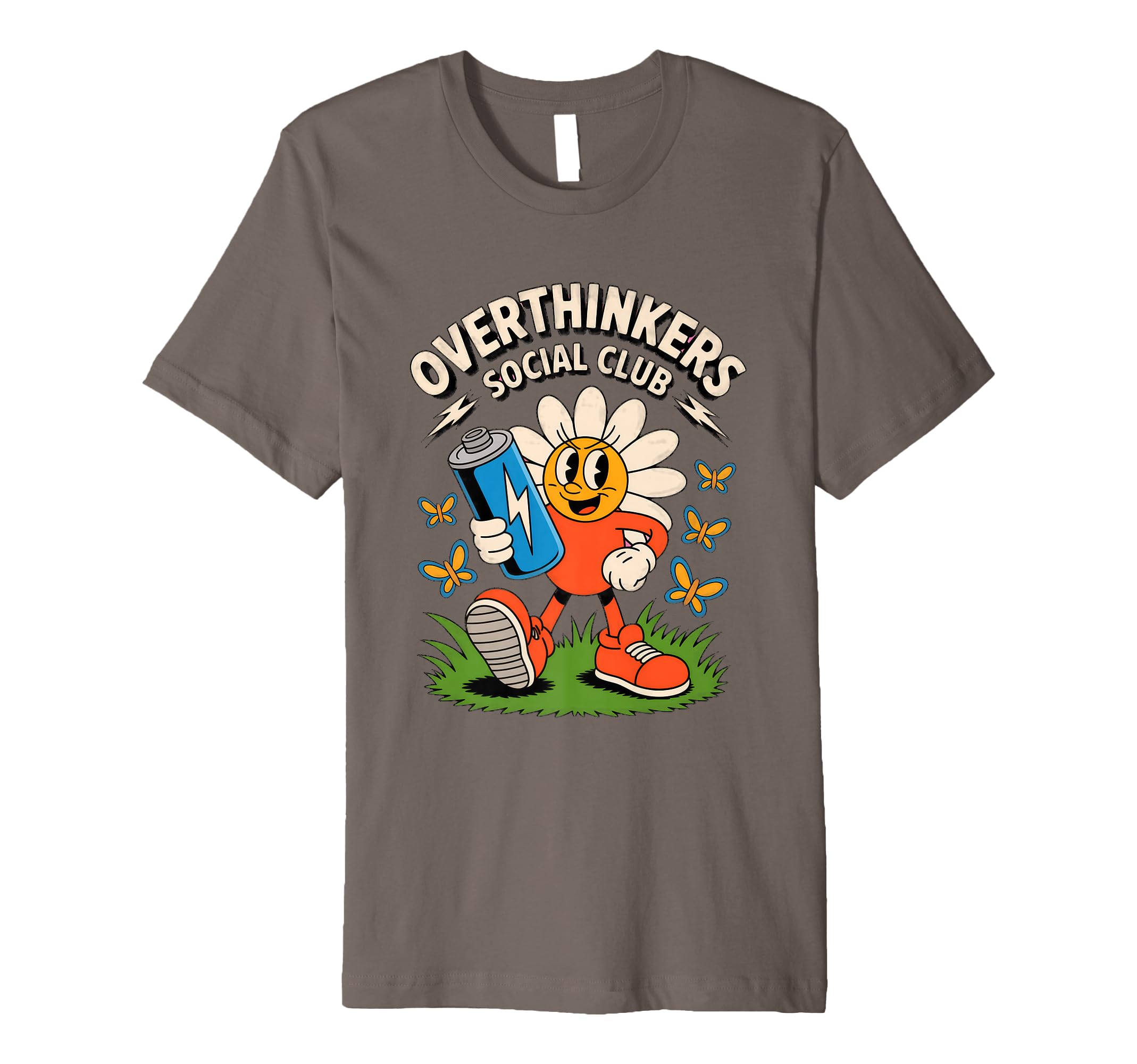 Overthinkers Social Club Fun T-Shirt - Aesthetic Graphic Unisex - T-Shirt, Sweatshirt, Hoodie