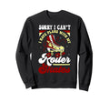 Roller Skating Skate 1970S Sorry I Cant I Sweatshirt - Graphic Print Unisex - T-Shirt, Sweatshirt, Hoodie