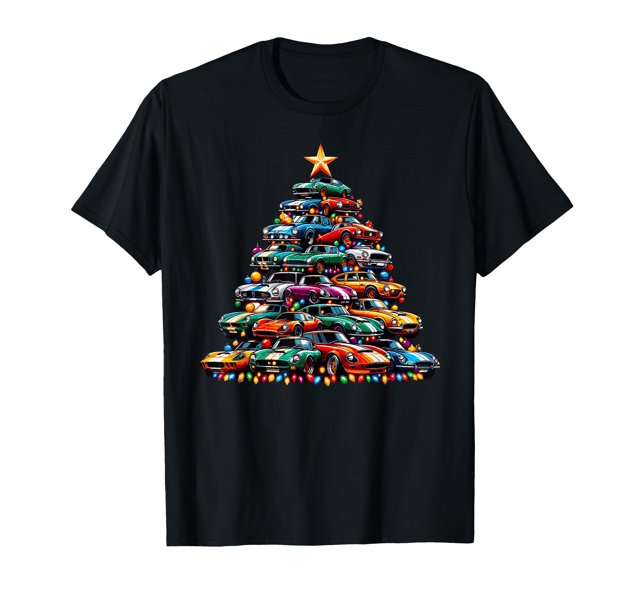 Car Tree Muscle Cars T-Shirt - Aesthetic Graphic for Adults - T-Shirt, Sweatshirt, Hoodie
