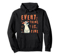 Anxiety Dog Emotional Overthinking Hoodie - Graphic Print for Adults - T-Shirt, Sweatshirt, Hoodie