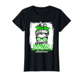 Womens Messy Bun Support Awareness T-Shirt - Custom Art Print for Adults - T-Shirt, Sweatshirt, Hoodie