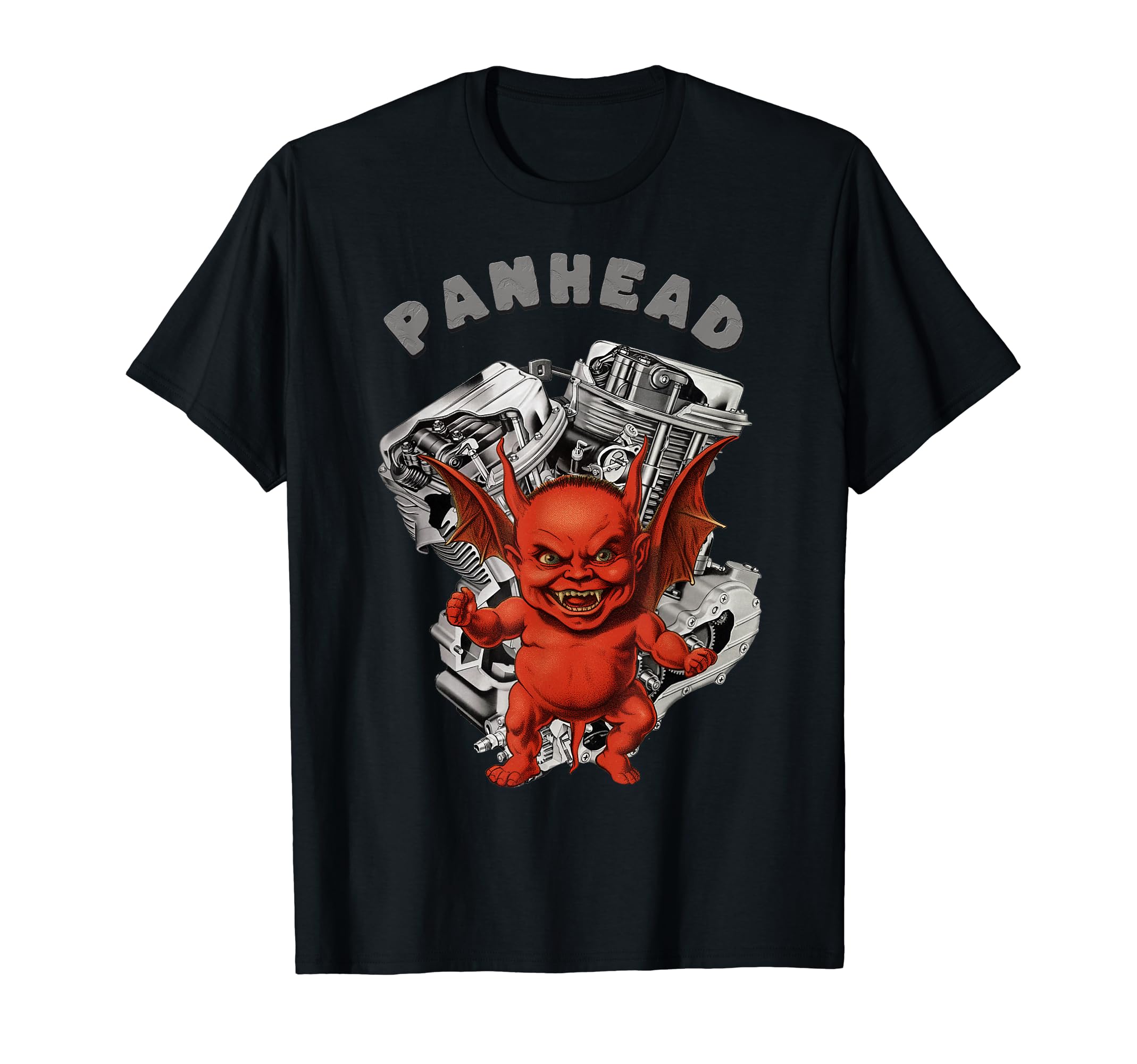 Hd Panhead Old School Hot Rod Rockabilly T-Shirt - Graphic Print Unisex - T-Shirt, Sweatshirt, Hoodie