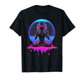Synthwave Alien Buddha Cyberpunk 80S Sci T-Shirt - Unique Graphic Unisex - T-Shirt, Sweatshirt, Hoodie
