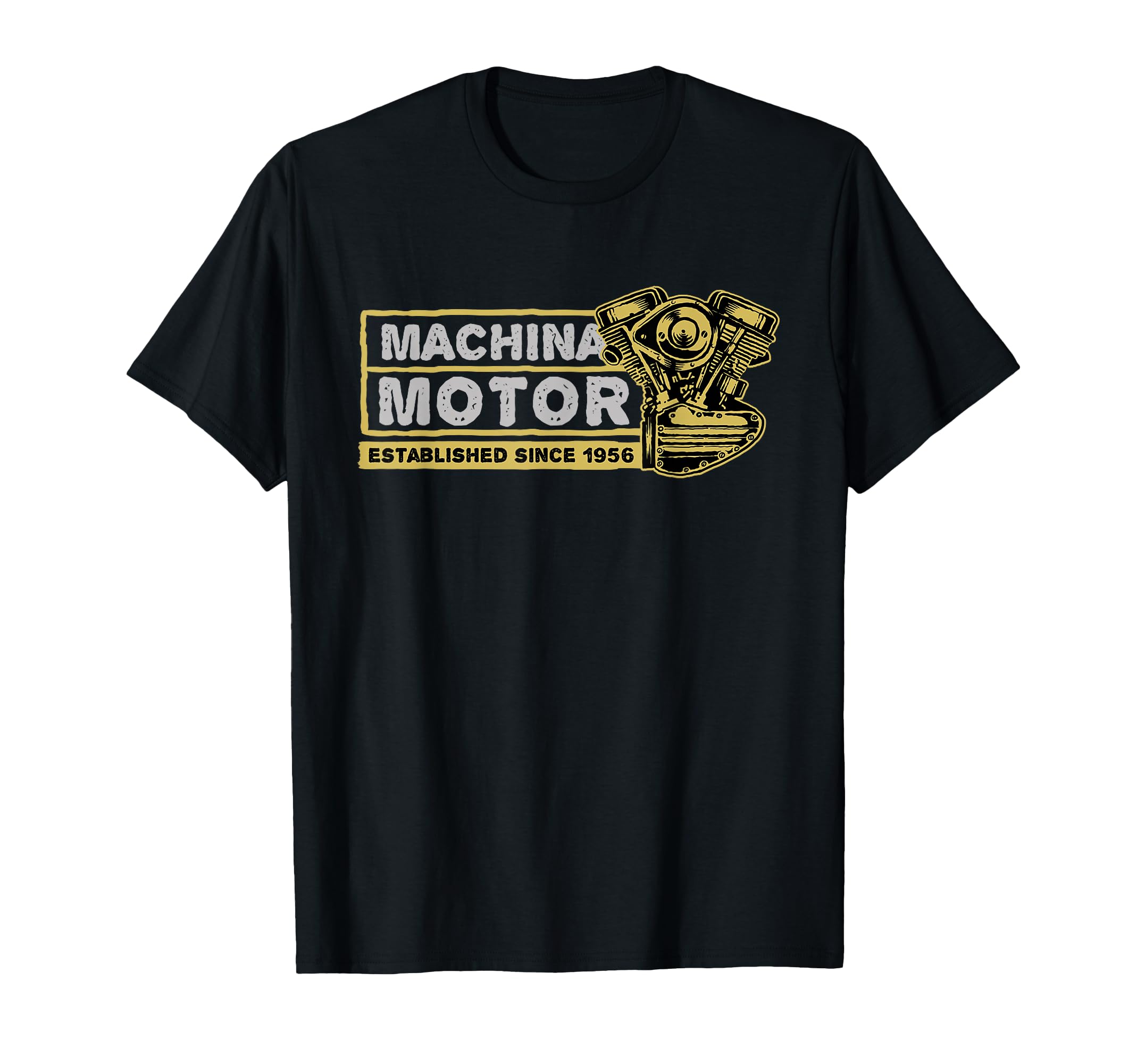 Machina Motor Established Since 1956 T-Shirt - Trendy Graphic Men Women - T-Shirt, Sweatshirt, Hoodie