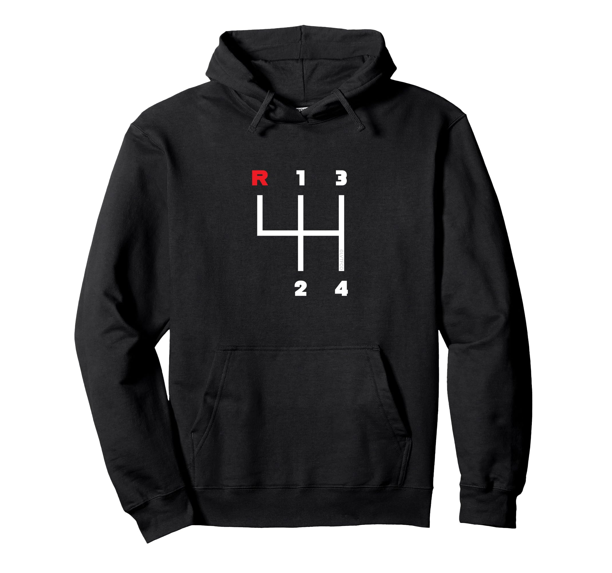 Manual Transmission Gear Shifter Hoodie - Fun Novelty Design Unisex - T-Shirt, Sweatshirt, Hoodie