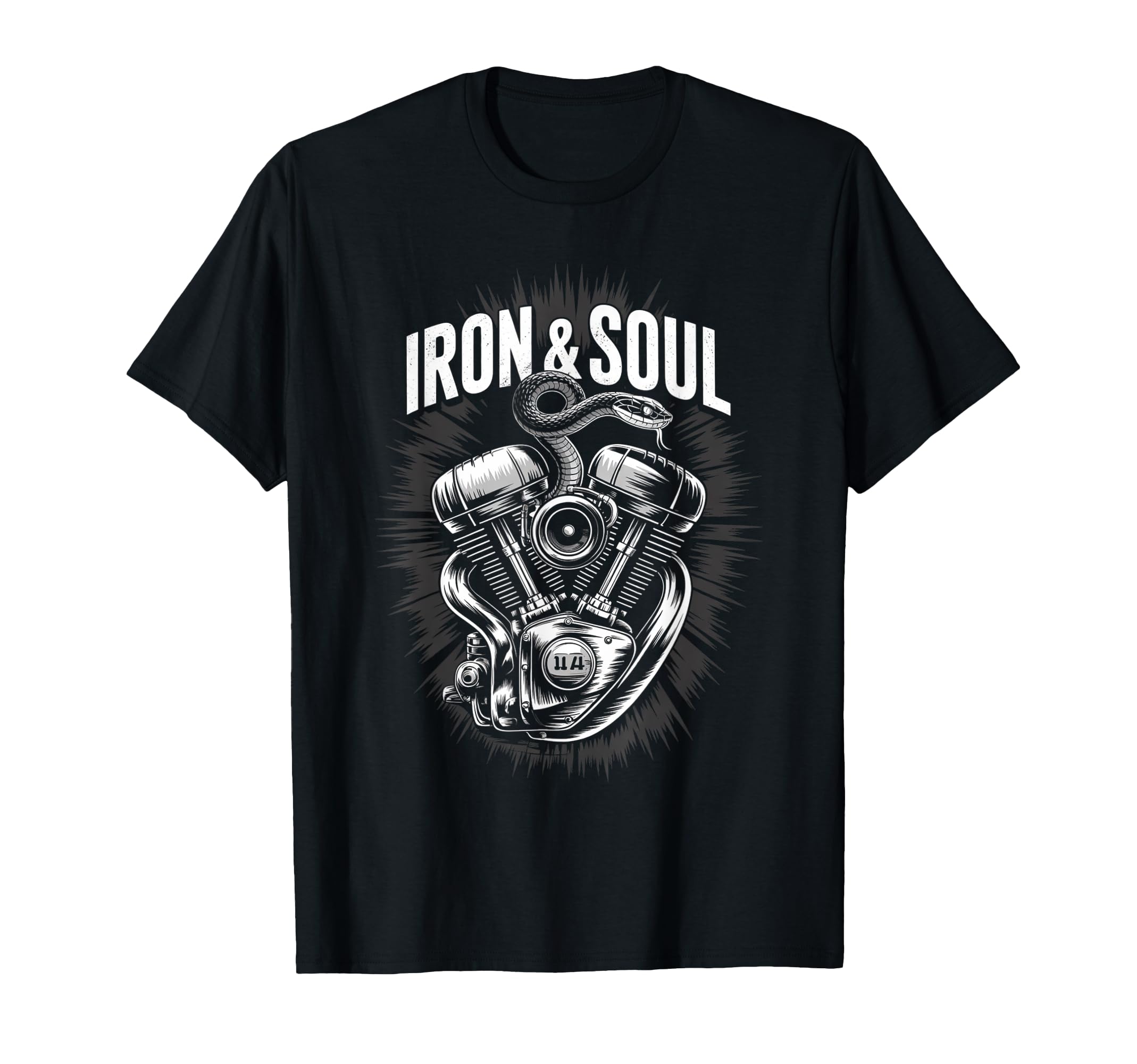 Iron Soul Motorcycle Biker T-Shirt - Casual Everyday Wear for Adults - T-Shirt, Sweatshirt, Hoodie