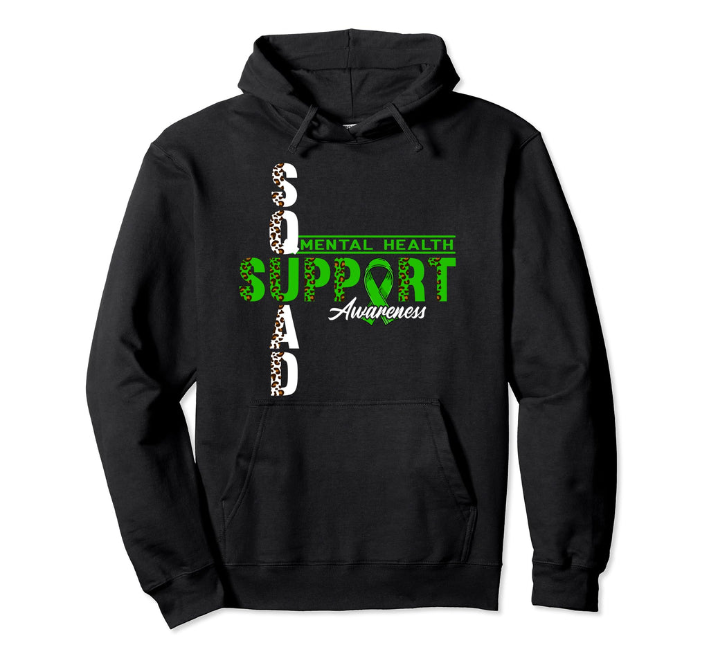 Support Awareness Squad I Depression Hoodie - Trendy Graphic Men Women - T-Shirt, Sweatshirt, Hoodie