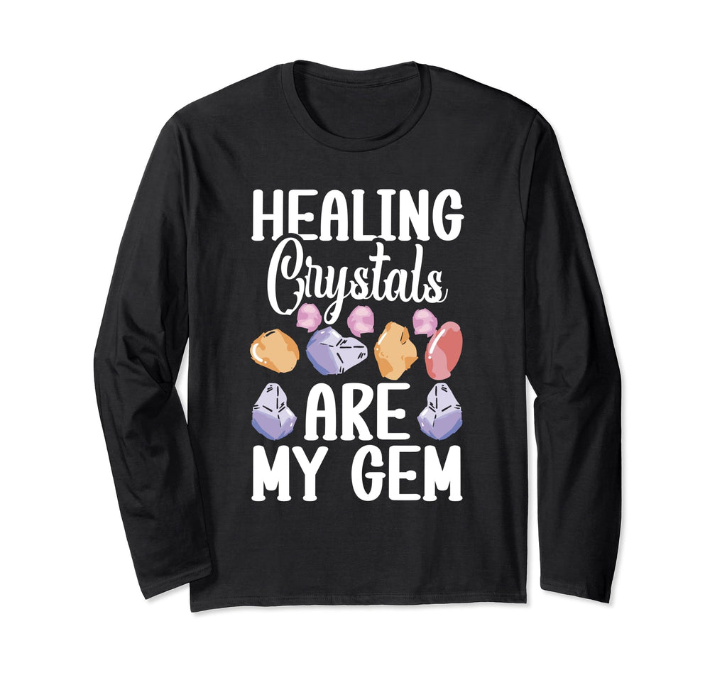 Crystal Healing Sage Crystal Reiki T-Shirt - Minimalist Print for Adults - T-Shirt, Sweatshirt, Hoodie