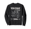 2006 Birthday Motorcycle Sweatshirt - Graphic Print Unisex - T-Shirt, Sweatshirt, Hoodie