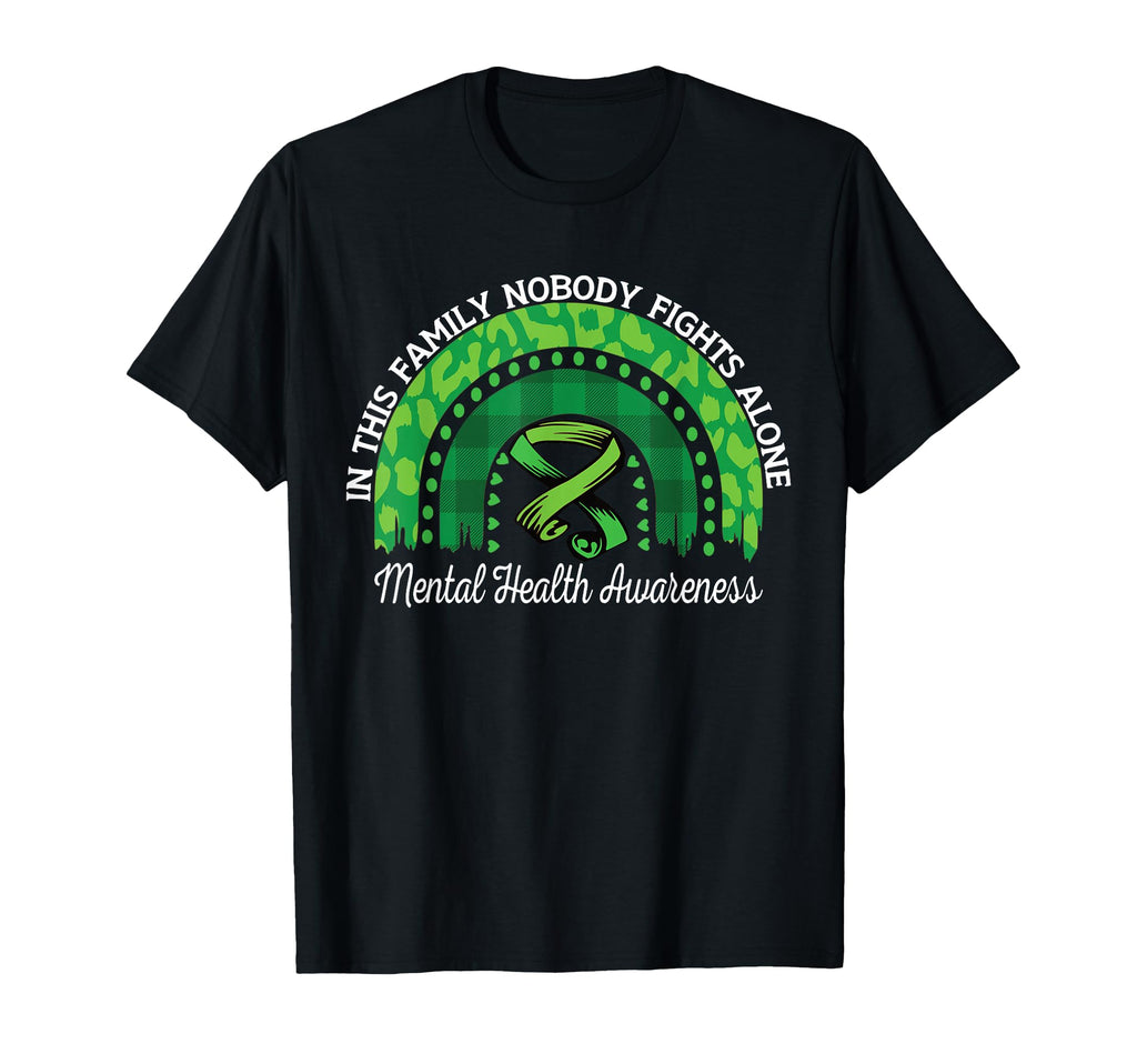 This Family Nobody Fights Alone T-Shirt - Casual Everyday Wear Unisex - T-Shirt, Sweatshirt, Hoodie
