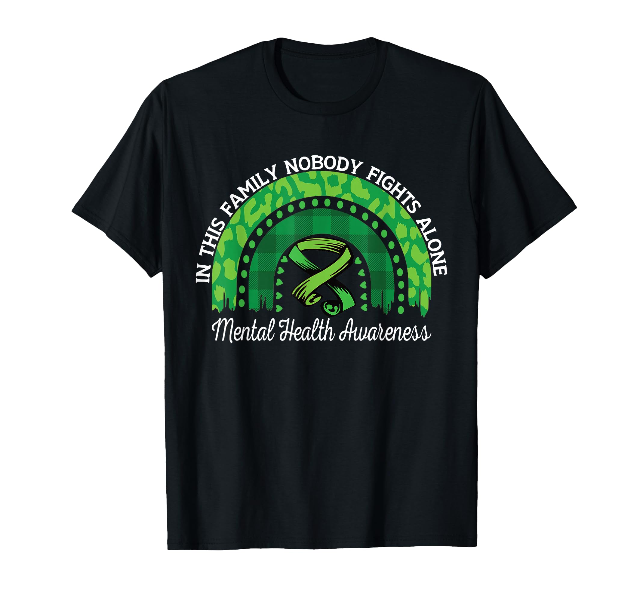 This Family Nobody Fights Alone T-Shirt - Casual Everyday Wear Unisex - T-Shirt, Sweatshirt, Hoodie