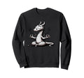 Meditation Dragon Yoga Pose Sweatshirt - Minimalist Print for Adults - T-Shirt, Sweatshirt, Hoodie