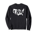 Simple Usa Map Typography Sweatshirt - Fun Novelty Design Men Women - T-Shirt, Sweatshirt, Hoodie