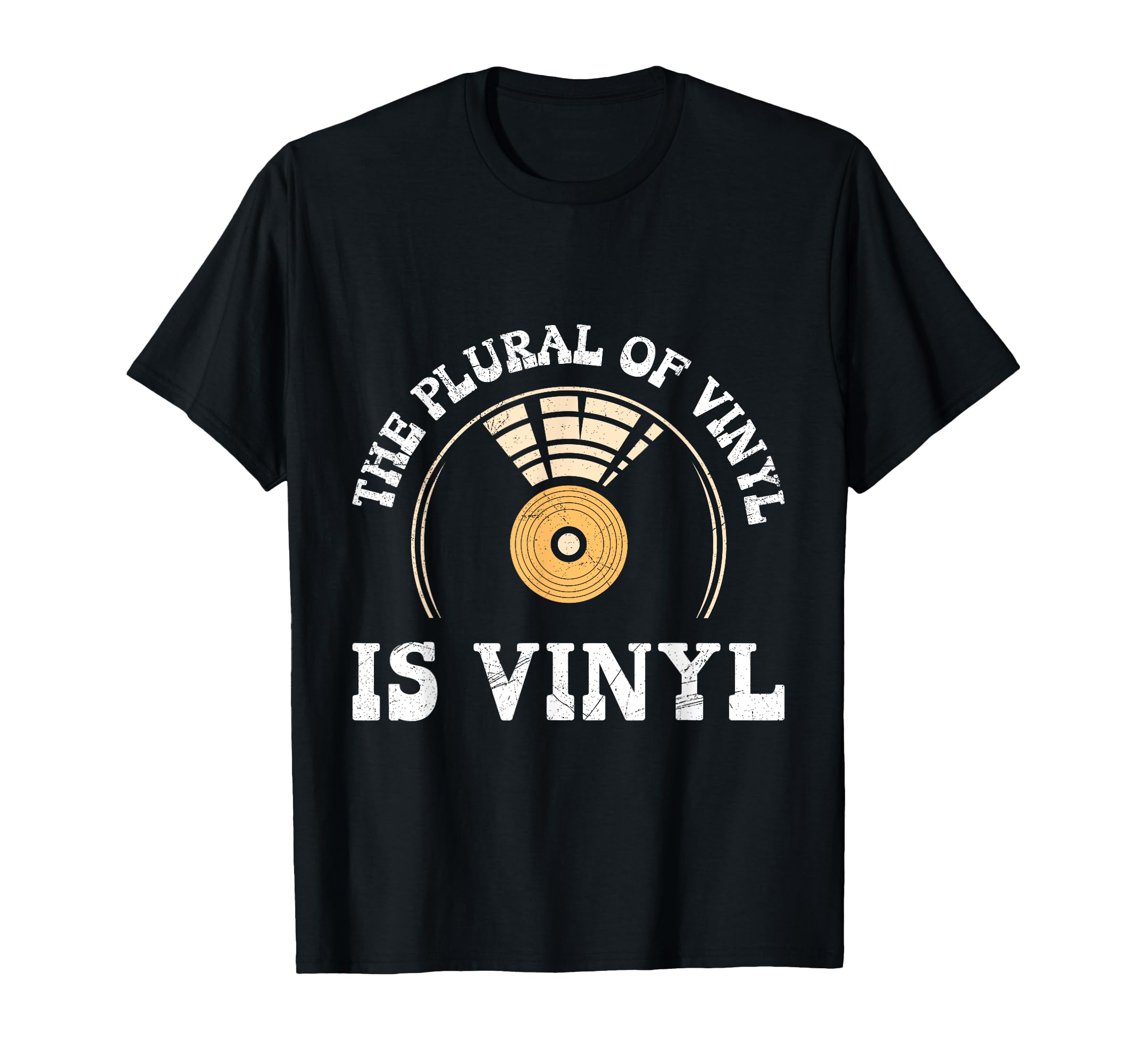 Records Plural Vinyl Is Vinyl Records T-Shirt - Minimalist Print Unisex - T-Shirt, Sweatshirt, Hoodie
