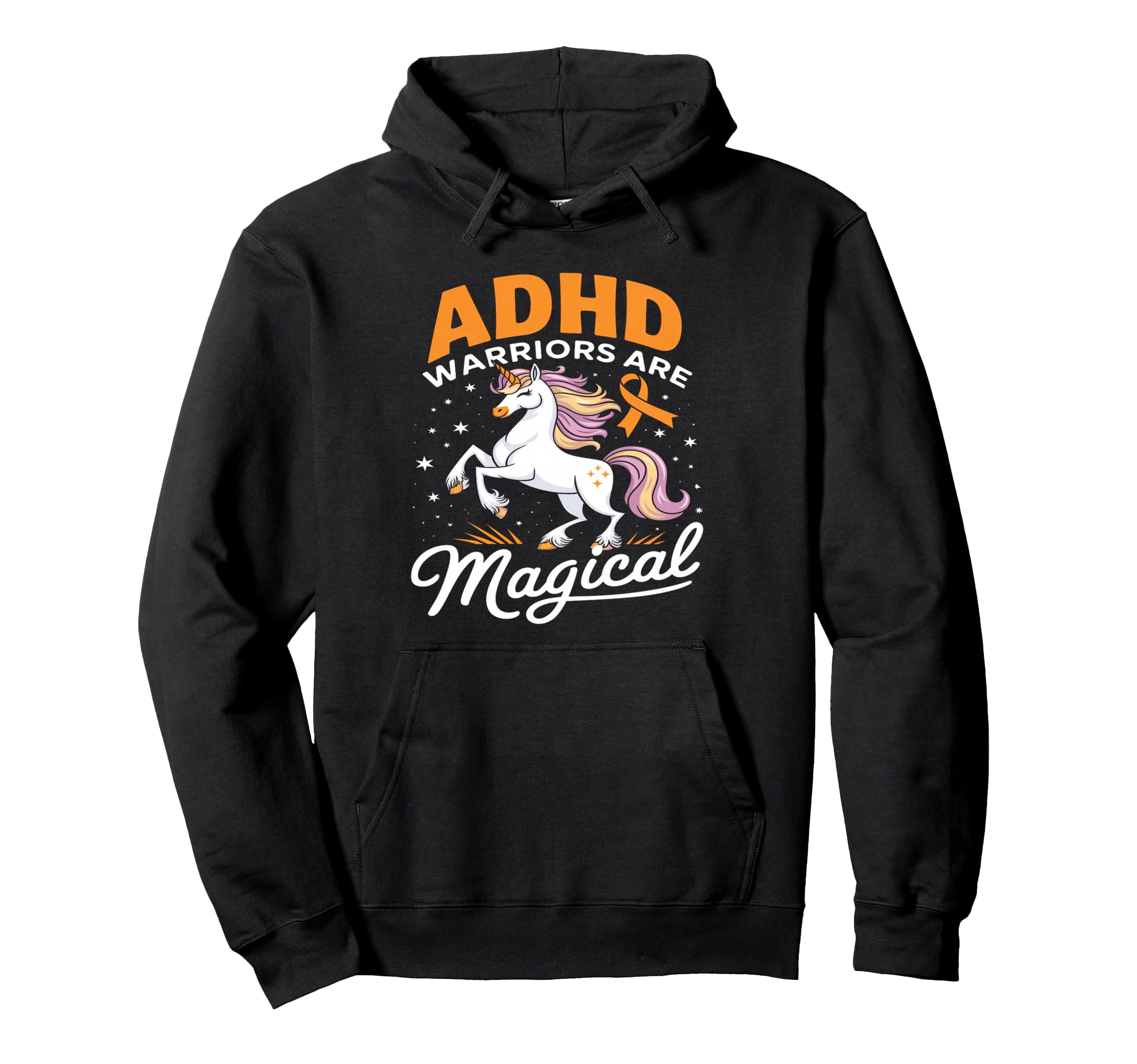 Warrior Are Magical Adhd Awareness Hoodie - Fun Novelty Design Men Women - T-Shirt, Sweatshirt, Hoodie