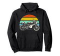 Racing Motorbike Setting Sun Biker Hoodie - Streetwear Style Men Women - T-Shirt, Sweatshirt, Hoodie