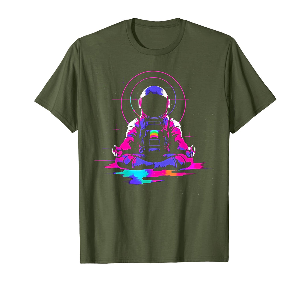 Synthwave Astronaut Cyberpunk 80S T-Shirt - Fun Novelty Design Men Women - T-Shirt, Sweatshirt, Hoodie