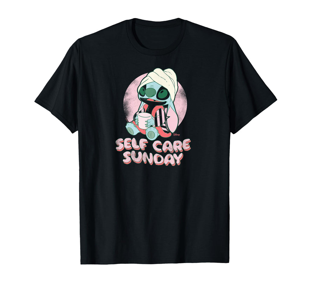Stitch Self Care Sunday T-Shirt - Streetwear Style Unisex - T-Shirt, Sweatshirt, Hoodie