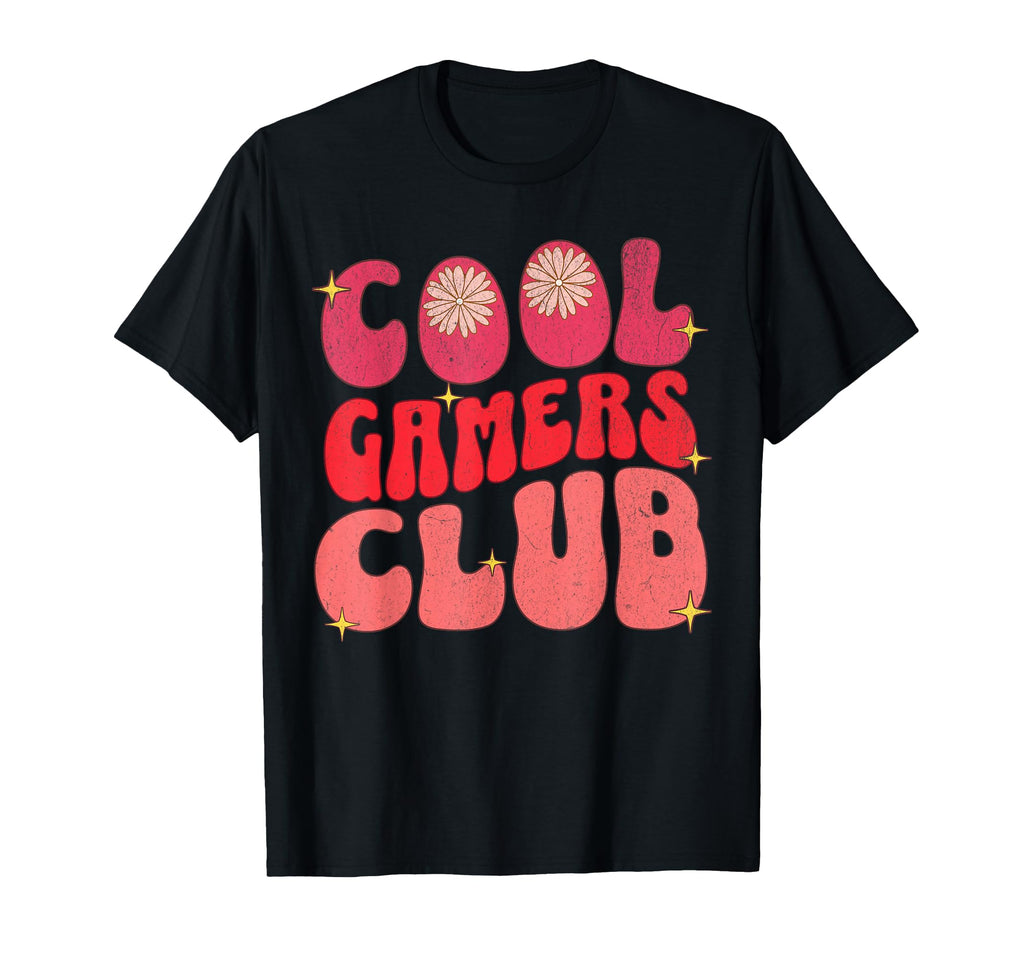 Gamers Club Pastel Typography Gamer Fun T-Shirt - Unique Graphic Unisex - T-Shirt, Sweatshirt, Hoodie