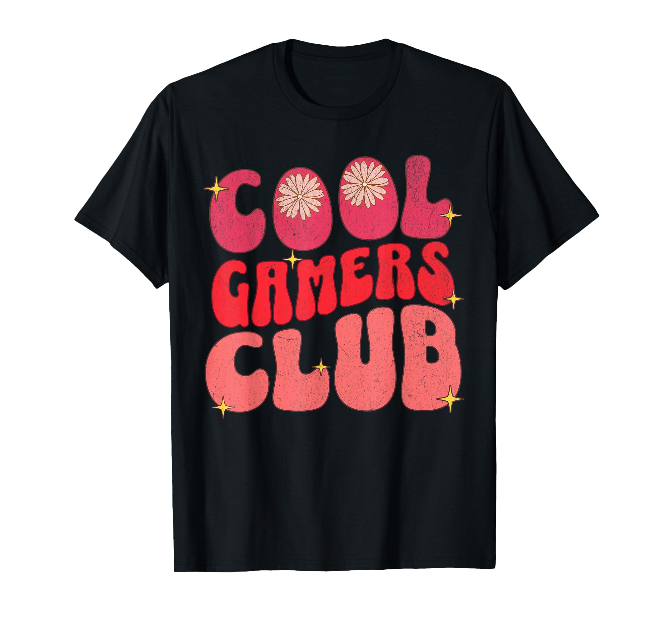 Gamers Club Pastel Typography Gamer Fun T-Shirt - Unique Graphic Unisex - T-Shirt, Sweatshirt, Hoodie