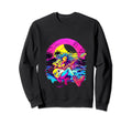 80S 90S Streetwear Synthwave Sweatshirt - Aesthetic Graphic for Adults - T-Shirt, Sweatshirt, Hoodie