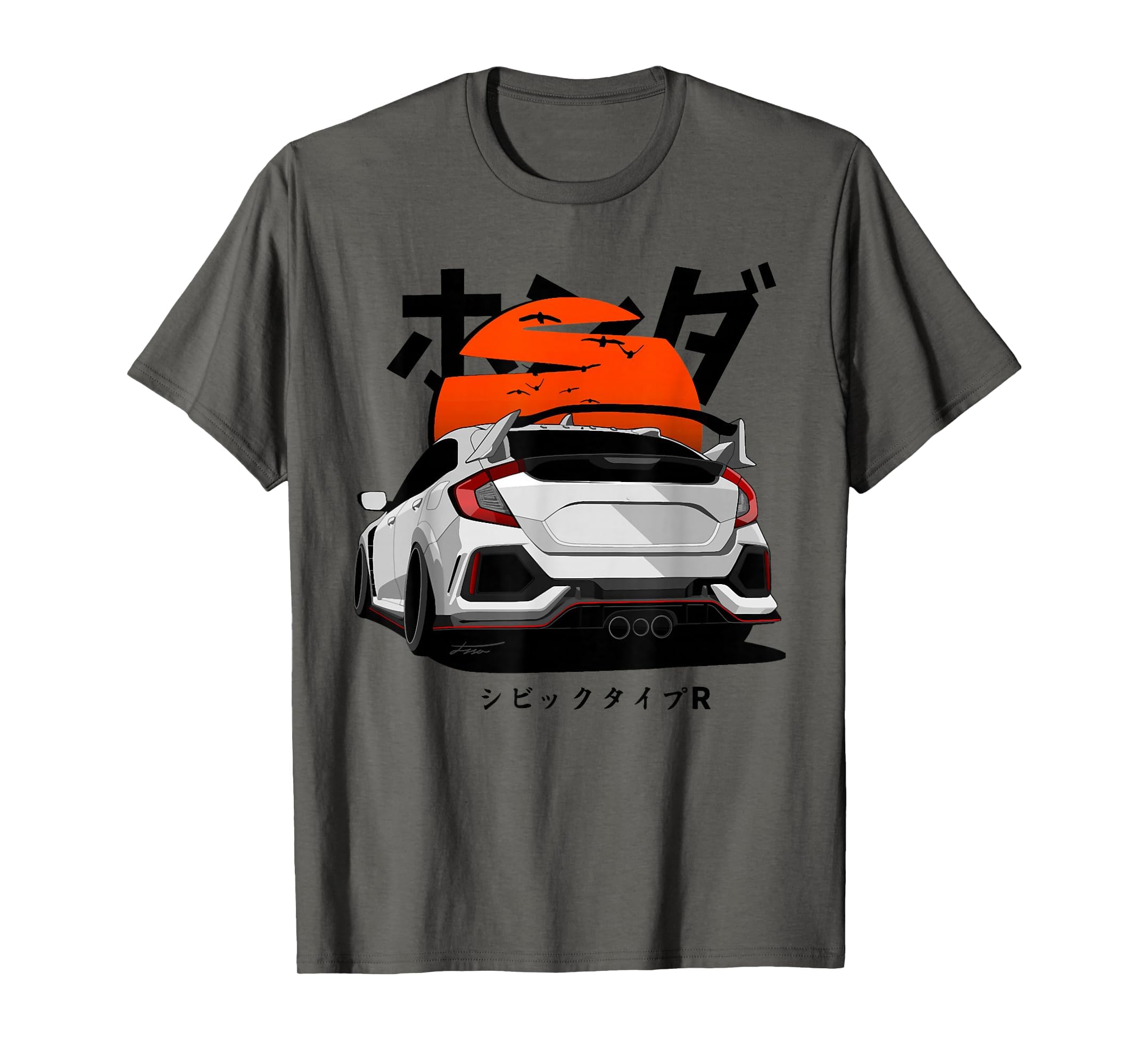 Civic Type R Fk8 Japanese Car T-Shirt - Casual Everyday Wear Men Women - T-Shirt, Sweatshirt, Hoodie