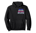I Paused My Anime To Be Here Vaporwave Hoodie - Minimalist Print Unisex - T-Shirt, Sweatshirt, Hoodie