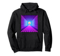 Retroverse Synthwave Aesthetic Hoodie - Minimalist Print for Adults - T-Shirt, Sweatshirt, Hoodie