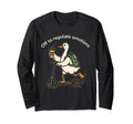 Off To Regulate Emotions Funny Goose T-Shirt - Minimalist Print Unisex - T-Shirt, Sweatshirt, Hoodie