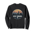 West Virginia Skyline Souvenir Sweatshirt - Aesthetic Graphic Men Women - T-Shirt, Sweatshirt, Hoodie