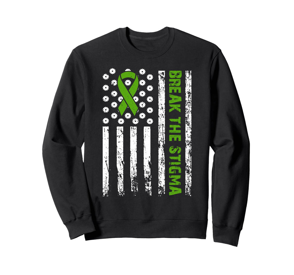 Mental Health Matters Break Stigma Sweatshirt - Trendy Graphic Men Women - T-Shirt, Sweatshirt, Hoodie