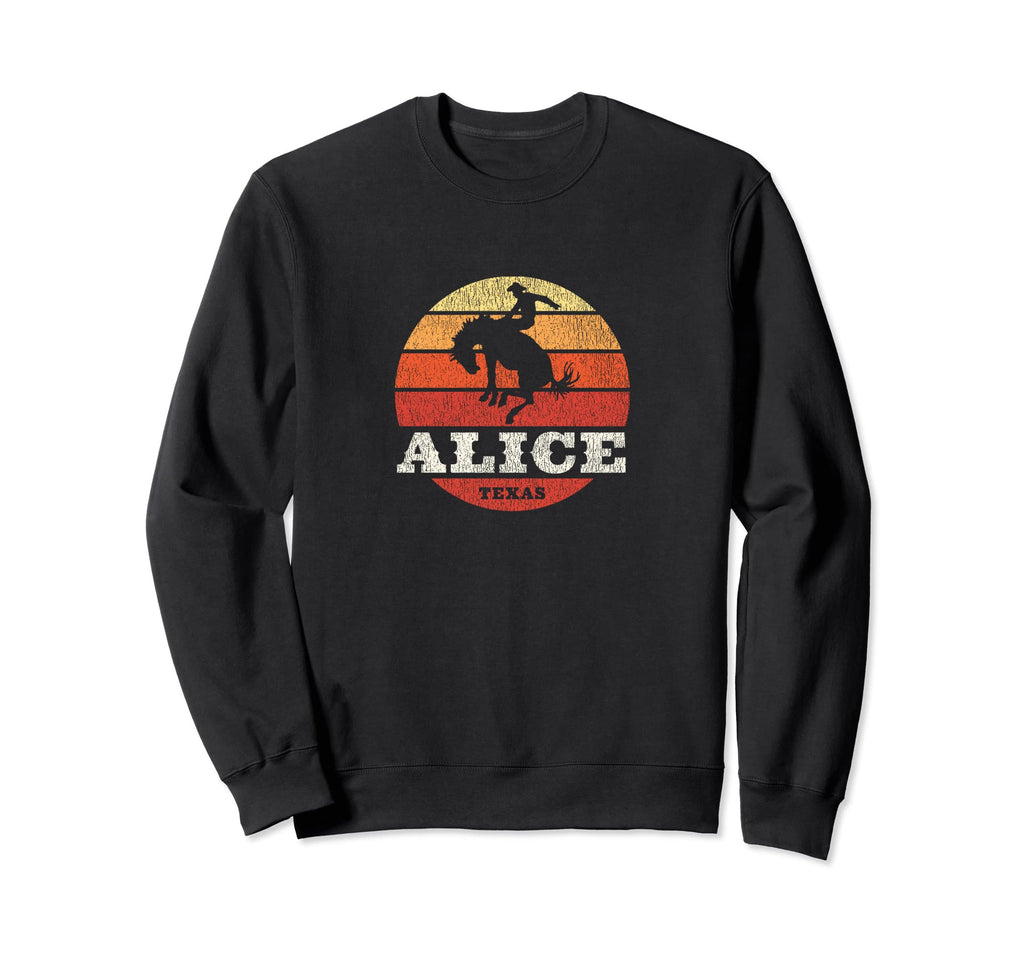 Alice Tx Country Western Sweatshirt - Trendy Graphic for Adults - T-Shirt, Sweatshirt, Hoodie